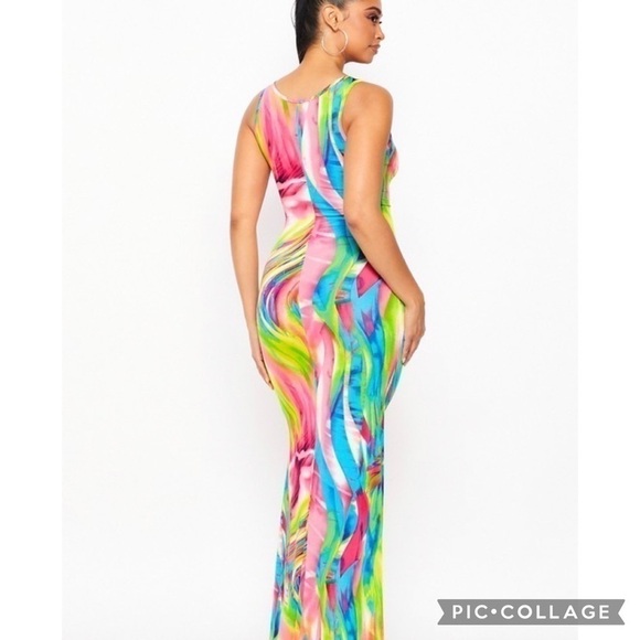 Beautiful Colors… Cute Maxi Dress - Picture 3 of 5